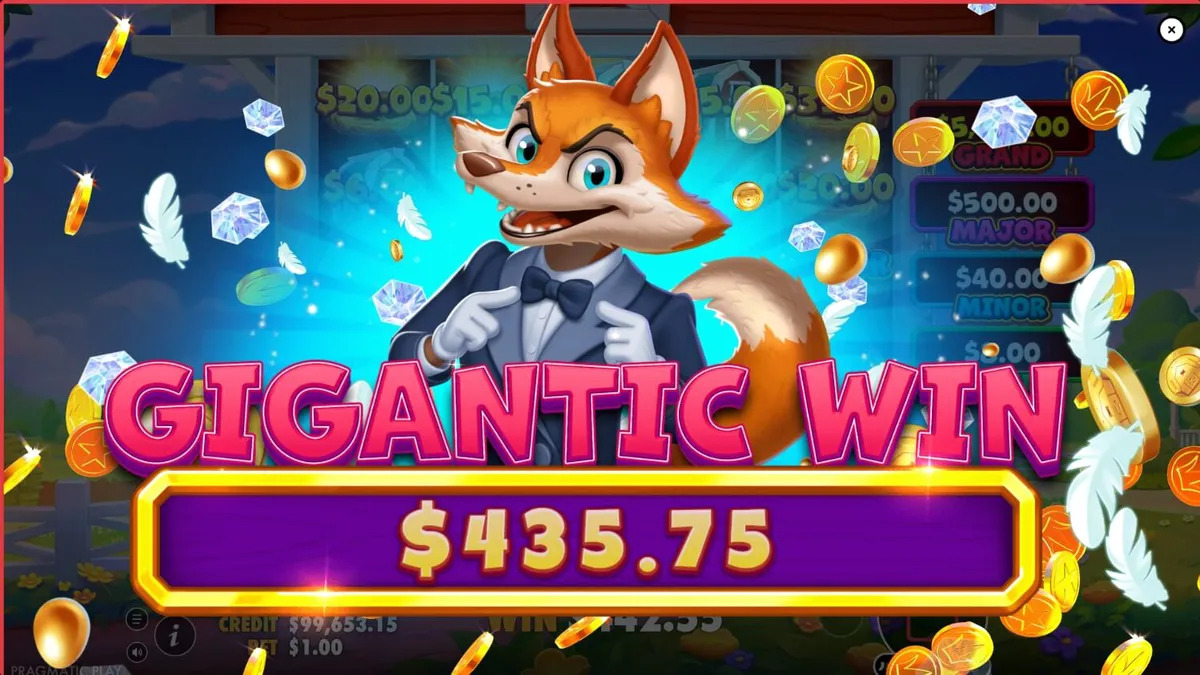 Tampilan visual slot Better Barn House Bonanza dengan tema peternakan kartun